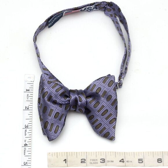 Men's Self tied Big Butterfly Bow tie S524 - Picture 4 of 13